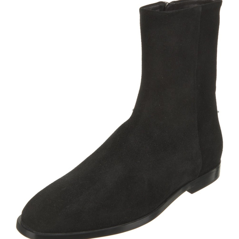 Theory Men's Dark Suede Boots